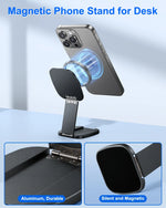Magnetic Phone Stand Holder for Desk Adjustable Foldable Portable Mobile Phone Holder Stand for iPhone Samsung Xiaomi - NeoFrame