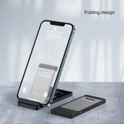 Metal Cell Phone Holder Portable Mobile Phone Holder For iPhone 15 16 Pro Max Xiaomi Tablet Adjustable Desktop Stand - NeoFrame