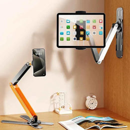 Wall-Mounted Desktop Phone Holder Stand Clip / Magnetic Phone iPad Holder Multi-Scene Applicable Stable Tablet Stand