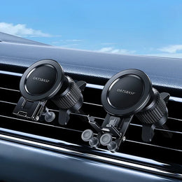 2 in 1 Magnetic & Gravity Phone Holder for Car Air Vent Alloy Car Phone Stand Universal Holder for 4.7-7 Inch Devices - NeoFrame