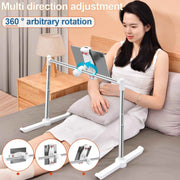 Bed Sofa Phone Holder Foldable Tablet Pad Stand Desktop Angle Height Adjustable Bracket Lazy Bracket Phone Clip Holder