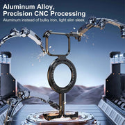 Metal Frameless Phone Case for Google Pixel 9/9 Pro/9 Pro XL/9 Pro Fold Magnetic Kickstand Protective Slim Cover Bumper